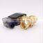 GOGO 2 way brass water Normally open solenoid valve 1/4 3/8 1/2 inch AC 220V 24V 12V Orifice 10mm 16bar PXC pressure valve