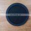 Custom silicone cup coaster set with felt pad