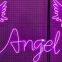 Neon light font