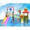 BH005 Factory manufacture various kids paly air plastic water slide used swimming pool slide