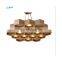 Individuality Handmade Natural Wood Honeycomb Shape Pendant Lamp