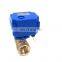 CWX - 15N/Q  motorized control Brass Plastic 2 way  valve for Automatic Control System