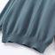 Autumn Winter Fashion Bluish Grey Jumper Round Neck Knit 100% Pure Cashmere Sweater Sale
