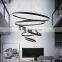 Duplex building large chandelier living room light modern minimalist light luxury villa staircase light creative art lighting
