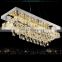 European LED Luxury clear crystal Chandelier Lighting for restaurant