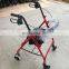 rollator walker folding Aluminum Rollator with Footrest and Armrest for elderly people