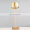 Amazon 2021 latest design dimmable bed reading light cordless led battery table gold lamp for restaurant