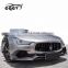 Carbon fiber body kit for Maserati Ghibli front lip rear diffuser side skirts trunk spoiler and wing spoiler auto tuning parts
