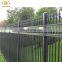 Long lasting heat treated pvc coating extremely sturdy steel fence designs