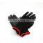 13G Polyester Coated Black PU Electrical Working Safety Gloves