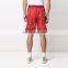 summer factory oem fashion custom logo high waist  digital printed men shorts