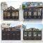Factory price customized courtyard entrance door Aluminum garden gate driveway sliding gate
