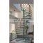 Curved Shape Steel Bar Spiral Staircases