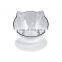 new design bamboo fiber eco friendly portable porcelain personalized tilted aluminium melamine collapsible pet bowl