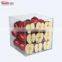 5 Sided Clear Fruit Display Box Custom Acrylic Fruit Storage Cube