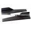2PCS Universal Classic Black Car Side Skirts Car Rocker Spiltters