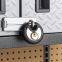 4 digit combination discus padlock with colorful anti-collision ring