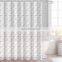 Customised shower curtain bathroom waterproof modern peva clear shower curtain