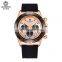 OCHSTIN 2019 Hot Sale Elegance Fashion Rose Golden Men Wristwatch Luxury Velvet leather Watches