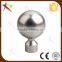 Extendable complete eyelet metal curtain pole with metal ball finials