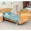 Hot Sale Hospital Furniture Two Function Back Lifting Medical Profiling Nursing Beds with Wooden Siderail
