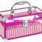 2-Piece Clear Acrylic Make Up Train Case,transparent acrylic makeup box,professional beauty box makeup vanity case                        
                                                Quality Choice