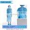 Medical Waterproof Plastic Non-Woven Fabric Disposable Protective Isolation Surgical Gown