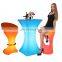 stools bar chairs /Cheap modern waterproof tables and chairs for events, changing color light led led bar furniture