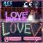 ACS Direct factory of LED bulb wedding letter light up LOVE letter