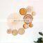 Decorative Set Seagrass Wall Hanging Decor Boho Water Hyacinth wall art design Woven Bamboo Cozy HomeWholesale Made in Vietnam