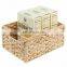 Handmade Organic Woven Hyacinth Hyacinth Braided Pantry Storage Bin Woven Natural Basket vietnam cheap wholesale