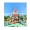 Large outdoor non-standard stainless steel slide aerial themed amusement equipment Wooden Homeuse Swing And Set Platform