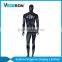 high quality stand glossy black abstract male mannequin