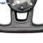 For Audi A3 A4 A5 S3 S4 S5 B9 Alcantara Carbon Fiber Red Stitching Steering Wheel Base Assembly