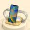Wireless 10W Night Light Wooden Charger US Standard Multifunctional with Mobile Phone Charging Microphone Lamp