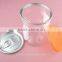 370ml Clear Food Grade Pet Plastic Can for Food With Aluminum Lids