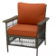 Living Accents 3pc Brown Steel Tudor Wicker Chat Set