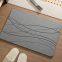 60x39cm custom engraving diatomite stone bath mat manufacturer