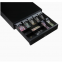 Cajón de efectivo de 460 mm de alta calidad, registradora de caja de 12V/24V, cajón de efectivo con 8 compartimentos para monedas, caja metálica