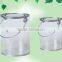 tin box, empty clear PVC tin bucket, pails with handle and lid