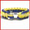 fashion 2 color gold adjustable shackle different types of paracord bracelets                        
                                                Quality Choice
