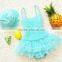 2015 Hot Sale Girl Princess Swimwear Kids Chiffon Tutu Dress Bikini Baby Girl One Piece Swimsuit