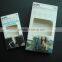 foldable paper package box with insert card for smartphone stand