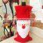 customized single bottle felt christmas wine bottle bags