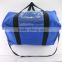 Blue color Shoulder bag Lunch PVC Bag Insulated Cooler Ice Bag Hand make