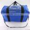 Blue Color Shoulder Bag Lunch PVC Bag Insulated Cooler Ice Bag Hand Make