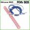 USA hot sale silicone bracelet for women and mans gifts with metal charm