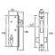 Door Hardware Aluminum Alloy Dead Bolt Door Lock