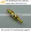 CNC machining precision gold plated copper pin, cusstom contact, mt03@mintei.com