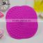 Wholesale custom logo professional best silicone facial makeup brush cleaning mat